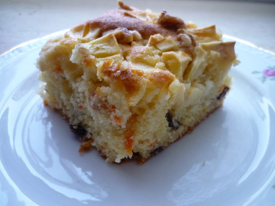 Elmalý Havuçlu Kek